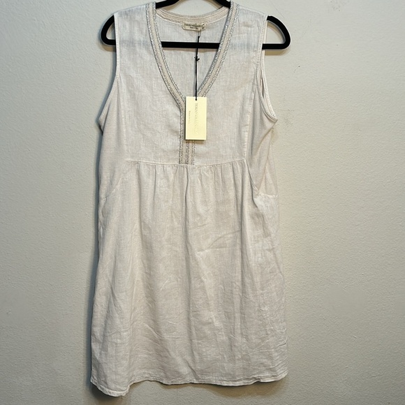Terzo Millennio made Italy Linen Dress size M - Picture 6 of 6